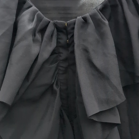 H&M Black Ruffle-Front Tank Top - Picture 5 of 6